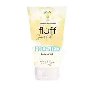 FLUFF SUPERFOOD FROSTED SORBET DO CIAŁA PINA COLADA 150ML
