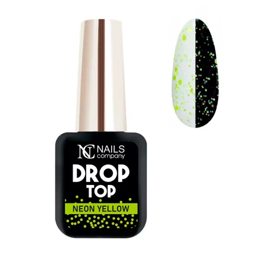 Nails Company Drop Top Coat neon yellow 6ml eZebra.pl
