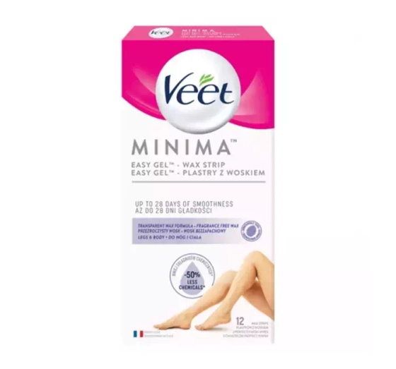 veet minima plastry do depilacji nóg i ciała 12 sztuk ezebra.pl