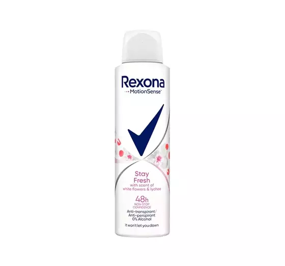 rexona stay fresh white flowers & lychee antyperspirant w sprayu 150 ml   