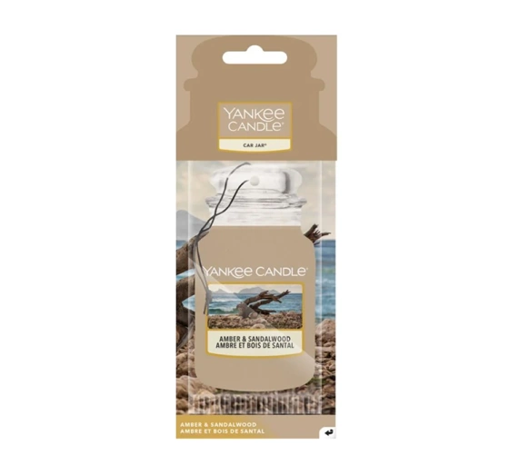 yankee candle car jar zapach do samochodu amber & sandalwood ezebra.pl