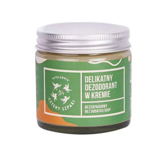 mydlarnia cztery szpaki bezzapachowy bez dodatku sody dezodorant w kremie 60 ml   