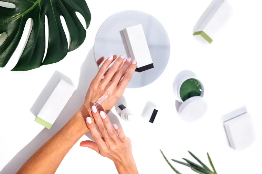 Wykonany manicure hybrydowy