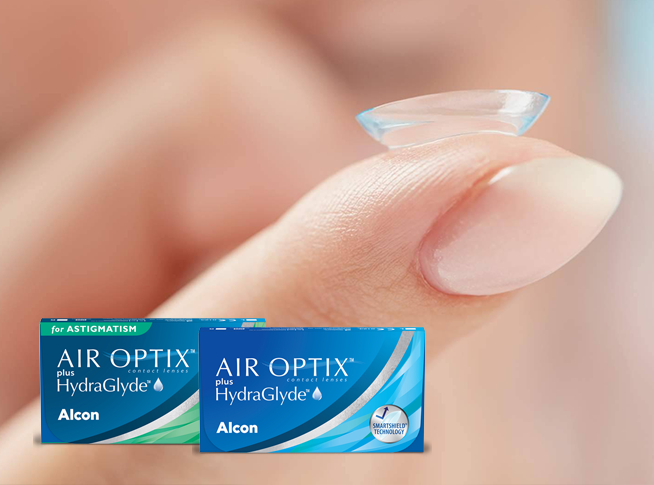 alcon AIR OPTIX® plus HydraGlyde soczewki kontaktowe