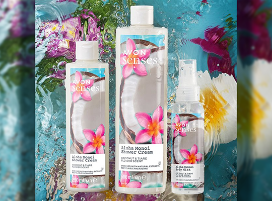 Avon Senses Body Mist Aloha Monoi