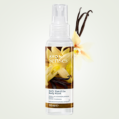 Avon Senses Body Mist Soft Vanilla