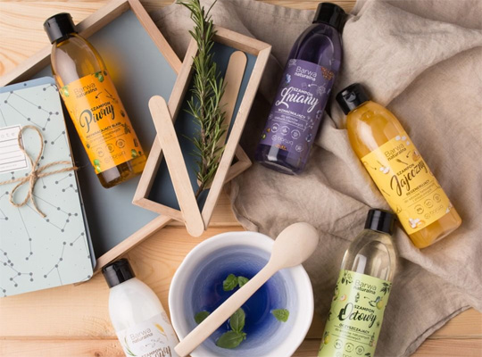 Barwa Naturalna shine-restoring beer shampoo