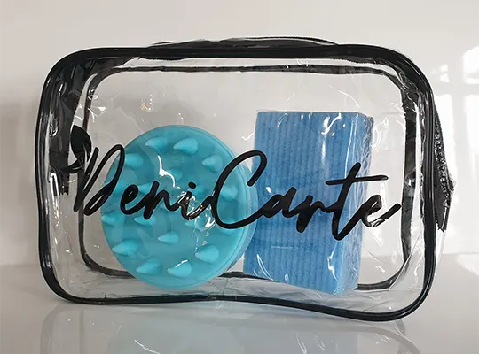 Deni Carte transparentna kosmetyczka do samolotu 