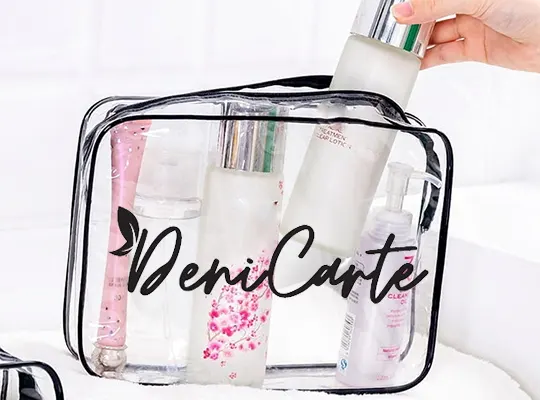 Deni Carte transparente Schminktasche