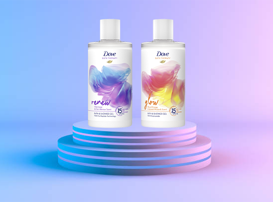dove żel pod prysznic 2w1