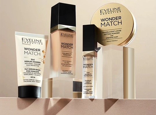 Eveline Wonder Match Palette zum Konturieren des Gesichts