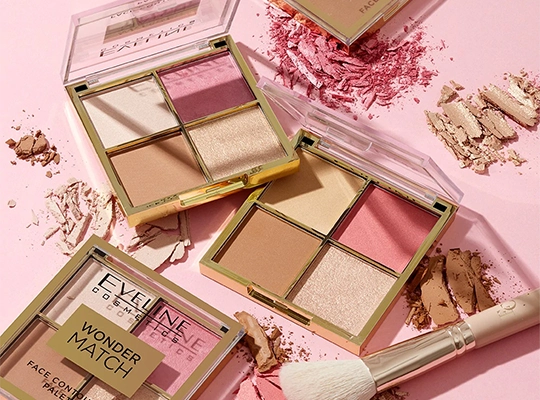 Eveline Wonder Match paleta do konturowania twarzy