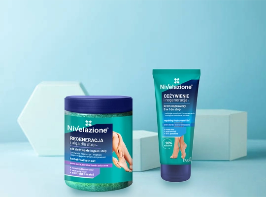 Nivelazione feuchtigkeitsspendende Fußcreme mit Reisschalenpeeling 2in1