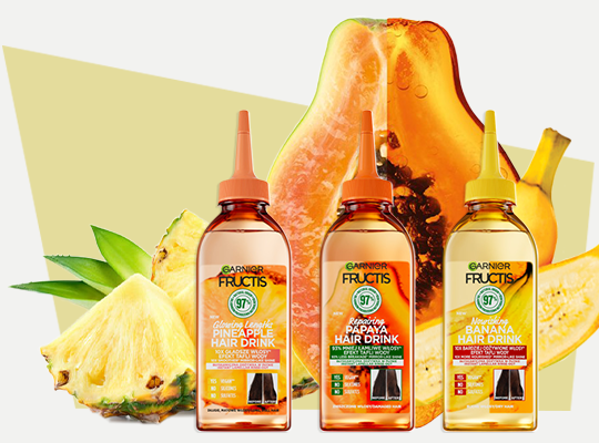 Garnier Fructis Hair Drink Papaya błyskawiczna odżywka lamellarna do włosów zniszczonych