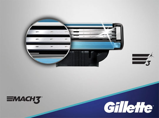 Gillette MACH3 Turbo 3D