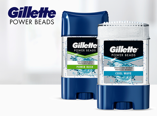 Gillette Power Beads Power Rush 48h