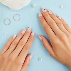 Indigo Hot Dot Top Coat top