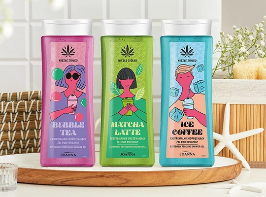 Joanna Niezłe Ziółko Matcha Latte ekstremalnie orzeźwiający żel pod prysznic