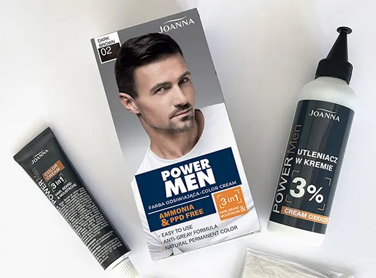Joanna Power Men Color Cream farba do włosów dla mężczyzn