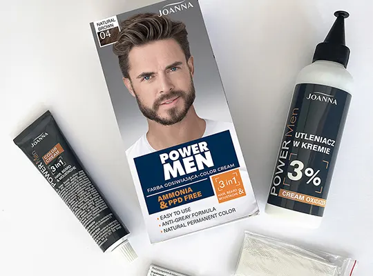 Joanna Power Men Color Cream farba do włosów dla mężczyzn