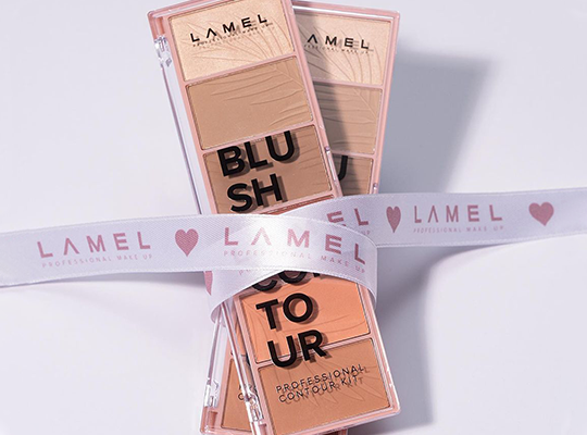 Lamel Cosmetics Blush & Contour Kit paletka do konturowania twarzy