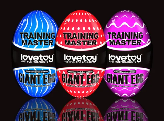 Lovetoy Giant Egg, sztuczna pochwa, masturbator męski, jajko do masturbacji