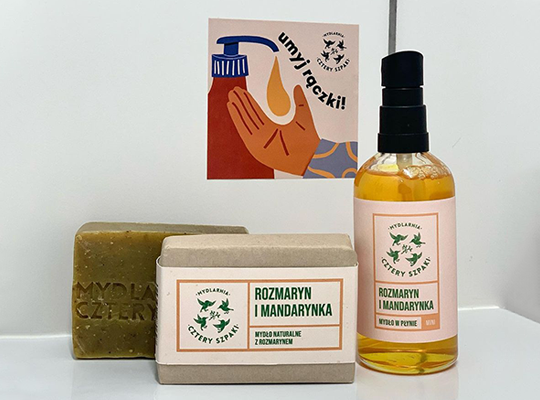 Mydlarnia Cztery Szpaki Rosmarin und Mandarine