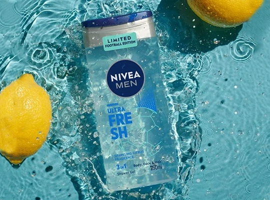 Nivea Men Ultra Fresh Duschgel 3 in 1 für Männer