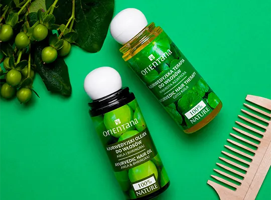 ajurwedyjski olejek do włosów Orientana