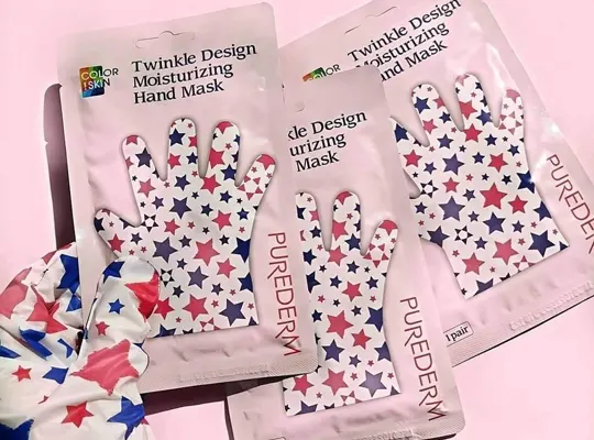 Purederm Color! Skin! Twinkle Design Moisturizing Hand Mask maska do dłoni