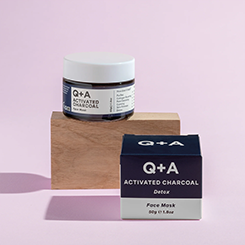 Q + A Activated Charcoal Detox Face Mask