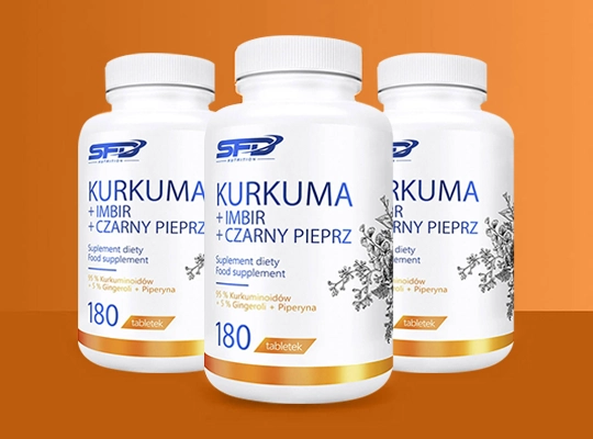 SFD Kurkuma + Imbir + Czarny Pieprz suplement diety