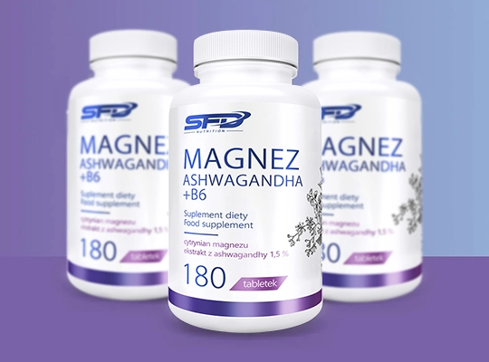 SFD Mg +Ashwagandha + B6(P-5-P) suplement diety