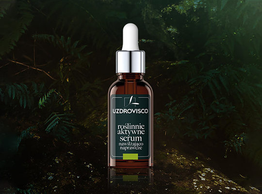 UZDROVISCO CBD roślinnie aktywne serum nawilżająco-naprawcze