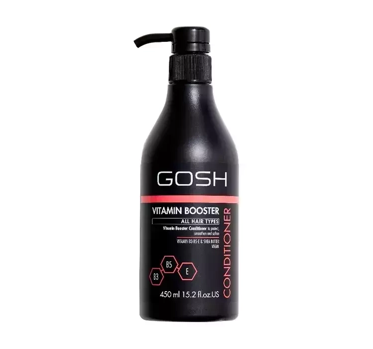 GOSH VITAMIN BOOSTER WEGAŃSKA ODŻYWKA DO WŁOSÓW ZNISZCZONYCH 450ML