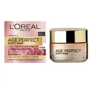 L'Oréal Paris Age Perfect Złoty Wiek różany krem wzmacniający na dzień 60+ 50 ml