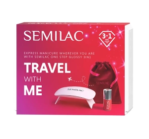 Semilac Travel With Me Set mini zestaw startowy do stylizacji hybrydowej