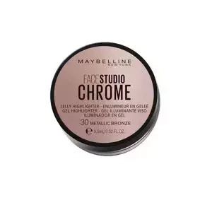 Maybelline Face Studio Chrome żelowy rozświetlacz 30 Metallic Bronze 9,5 ml