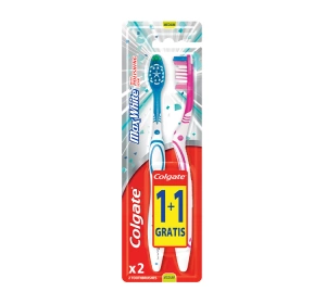 Colgate Max White szczoteczka do zębów Medium 2 sztuki