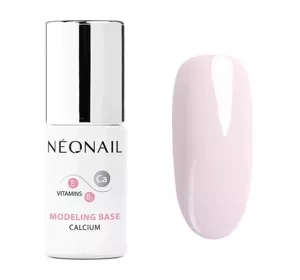 Neonail Modeling Base Calcium baza hybrydowa 12391 Basic Pink 7,2 ml