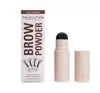 Makeup Revolution Brow Powder zestaw do brwi stempel + szablony Ash Brown