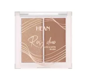Hean Rosy Duo róż do policzków w dwóch odcieniach RD3 Glamour 6 g