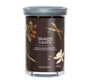 Yankee Candle Signature Tumbler duża świeca zapachowa Vanilla Bean Espresso 567 g