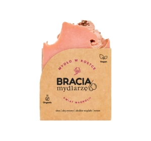 Bracia Mydlarze naturalne mydło w kostce Kwiat Magnolii 120 g