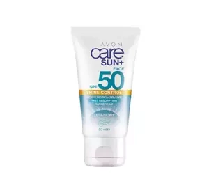 Avon Care Sun+ Shine Control SPF 50 matujący krem do twarzy 50 ml