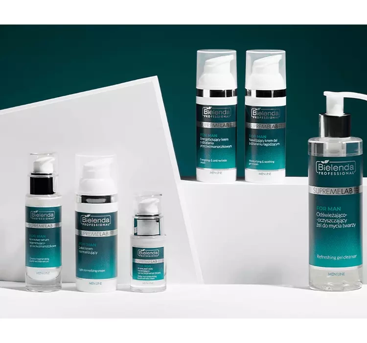 Bielenda Professional SupremeLab Men Line nawilżająco-przeciwzmarszczkowy krem pod oczy 15ml