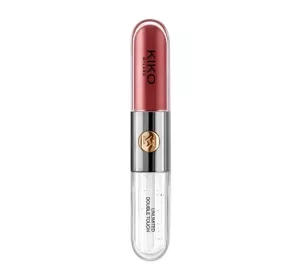 KIKO Milano Unlimited Double Touch dwuetapowa pomadka w płynie 104 Sangria 2x3ml