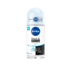 NIVEA Black&White Invisible Pure antyperspirant roll-on dla kobiet 50 ml