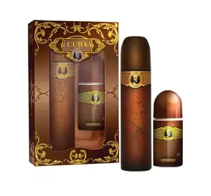 Cuba Gold woda toaletowa spray 100 ml + antyperspirant roll-on 50 ml