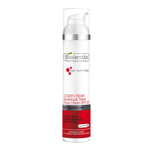 Bielenda Professional Post Treatment Care Cover Cream tonująco-łagodzący krem do twarzy SPF25 100 ml